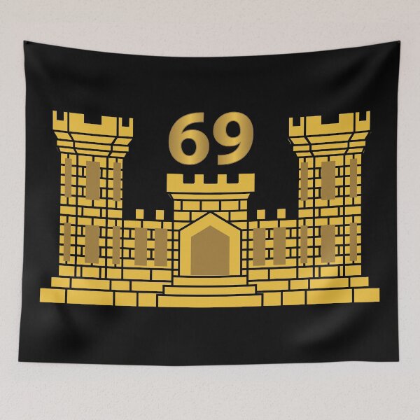 Item preview, Army - 69th Engineer Battalion - ENG Branch wo Txt X 300 designed and sold by Military Insignia Products.