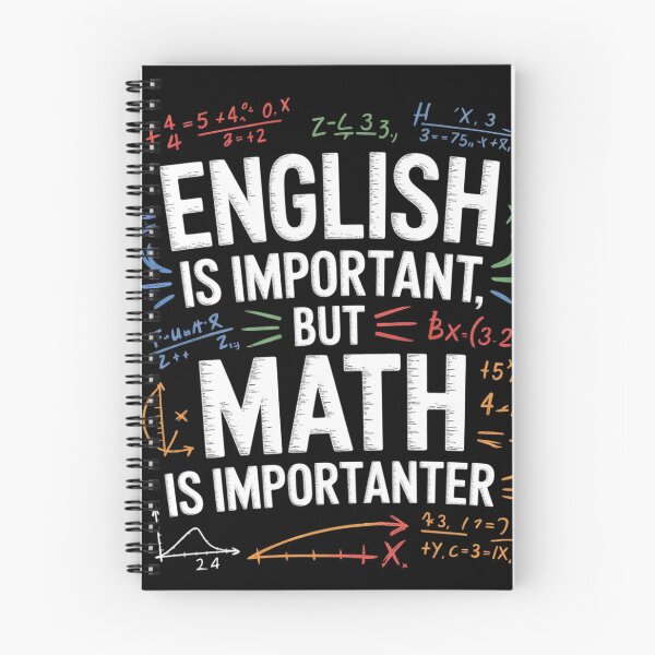 Item preview, English is important but math is importanter  designed and sold by HuValverdeArt.