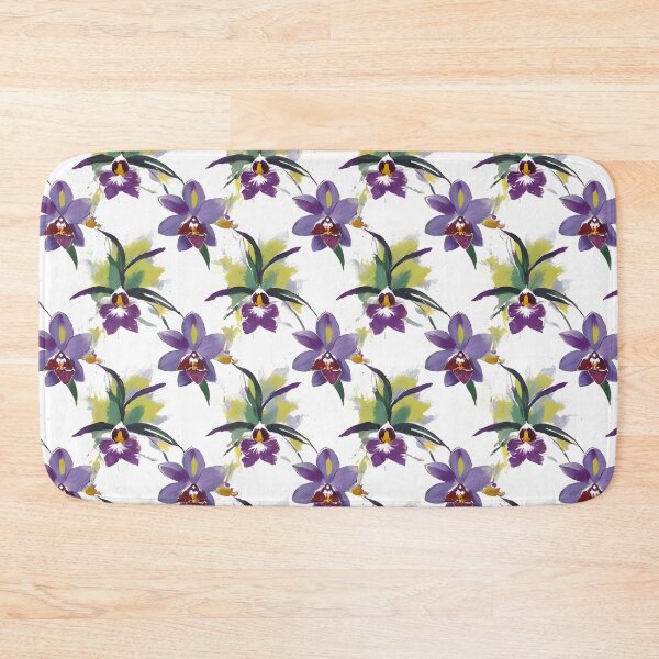 Item preview, Purple Orchid Garden Pattern designed and sold by Dream Garden.