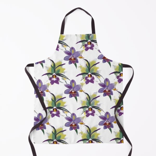 Item preview, Purple Orchid Garden Pattern designed and sold by Dream Garden.