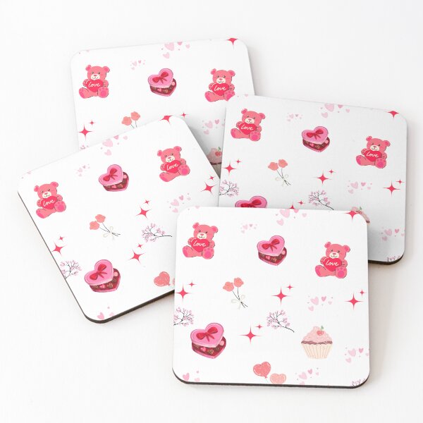 Item preview, Cute Valentine Bears Love Letters & Hearts Phone Case designed and sold by TESHYS.