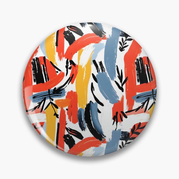 Item preview, Abstract Brush Stroke Art Pattern designed and sold by Dream Garden.