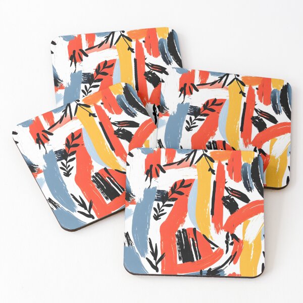 Item preview, Abstract Brush Stroke Art Pattern designed and sold by Dream Garden.