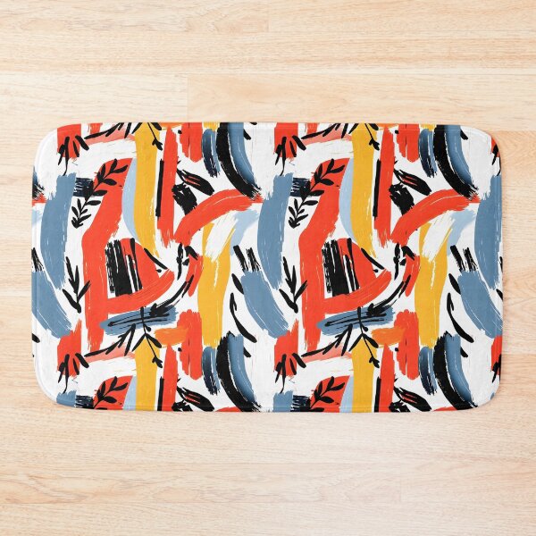Item preview, Abstract Brush Stroke Art Pattern designed and sold by Dream Garden.