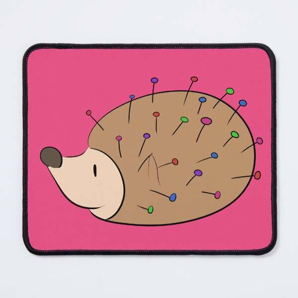 Item preview, Hedgehog Pin Cushin Cute and Funny Design for Sewing Lover designed and sold by HugSomeNettles.