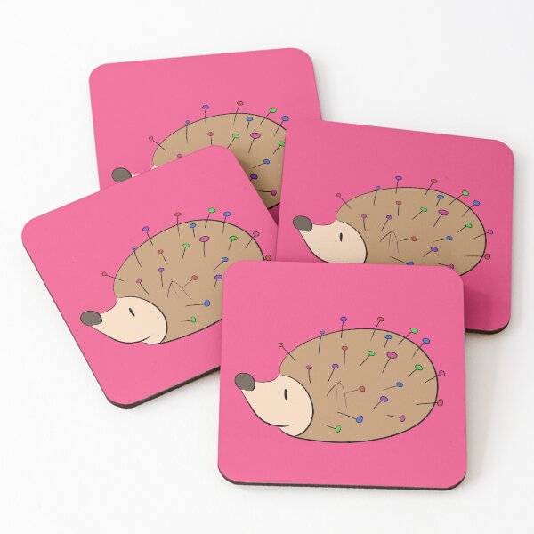 Item preview, Hedgehog Pin Cushin Cute and Funny Design for Sewing Lover designed and sold by HugSomeNettles.