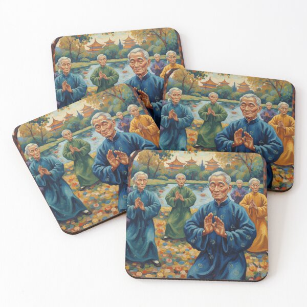 Item preview, Tai Chi in the park (Autumn) designed and sold by HofTao.