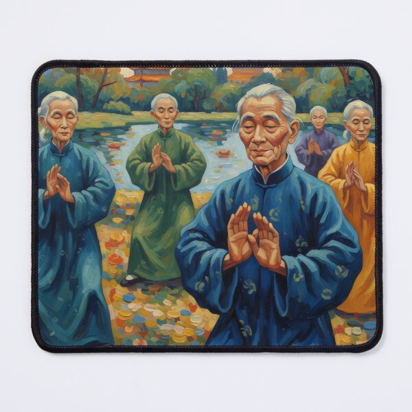 Item preview, Tai Chi in the park (Autumn) designed and sold by HofTao.