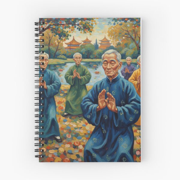 Item preview, Tai Chi in the park (Autumn) designed and sold by HofTao.