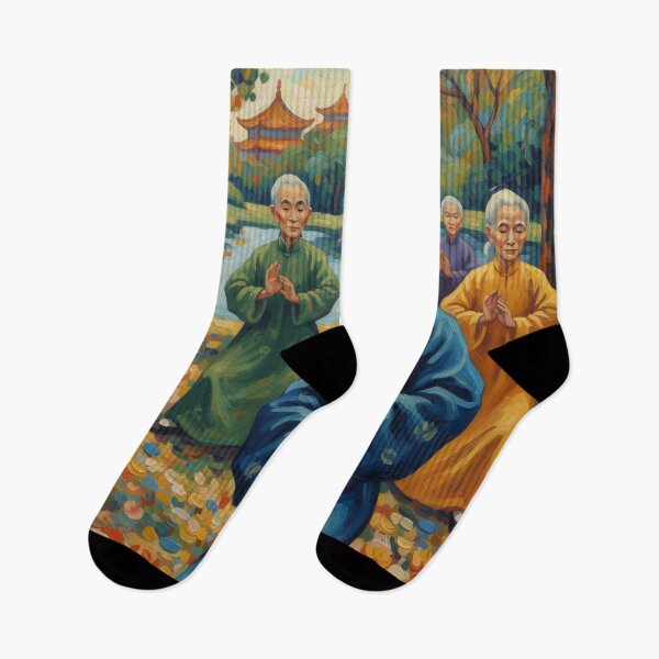Item preview, Tai Chi in the park (Autumn) designed and sold by HofTao.