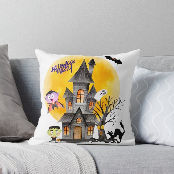 Item preview, Halloween Party in a Fun House Where it is Haunted. designed and sold by Dinasshop.