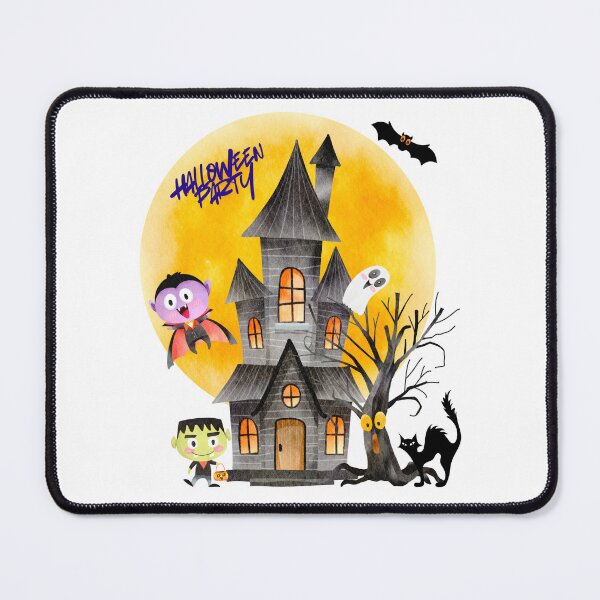 Item preview, Halloween Party in a Fun House Where it is Haunted. designed and sold by Dinasshop.