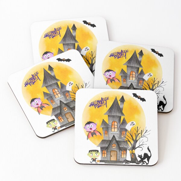 Item preview, Halloween Party in a Fun House Where it is Haunted. designed and sold by Dinasshop.