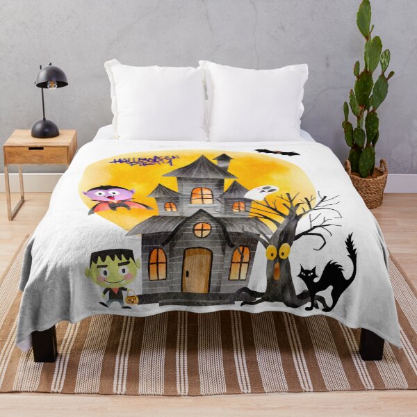Item preview, Halloween Party in a Fun House Where it is Haunted. designed and sold by Dinasshop.