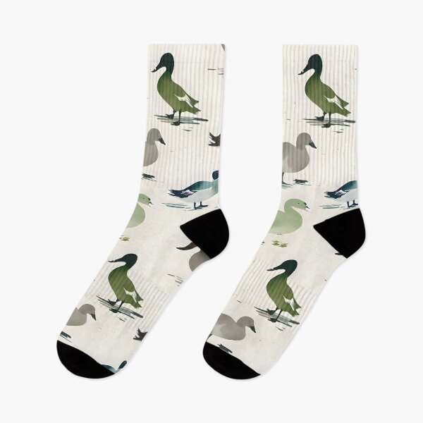 Item preview, Watercolor Ducks and Birds Pattern designed and sold by Dream Garden.
