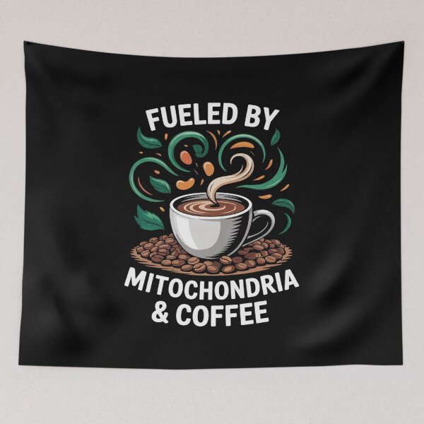 Item preview, Biology Teacher Science Fueled By Mitochondria Coffee  designed and sold by NeomiStoreSS.