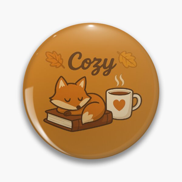 Item preview, Cozy Autumn Fox with Coffee Mug designed and sold by CanvasFox.