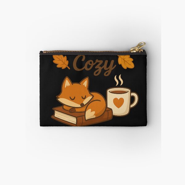 Item preview, Cozy Autumn Fox with Coffee Mug designed and sold by CanvasFox.