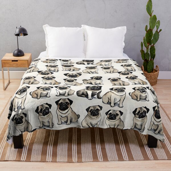 Item preview, Cute Pug Pattern designed and sold by Dream Garden.