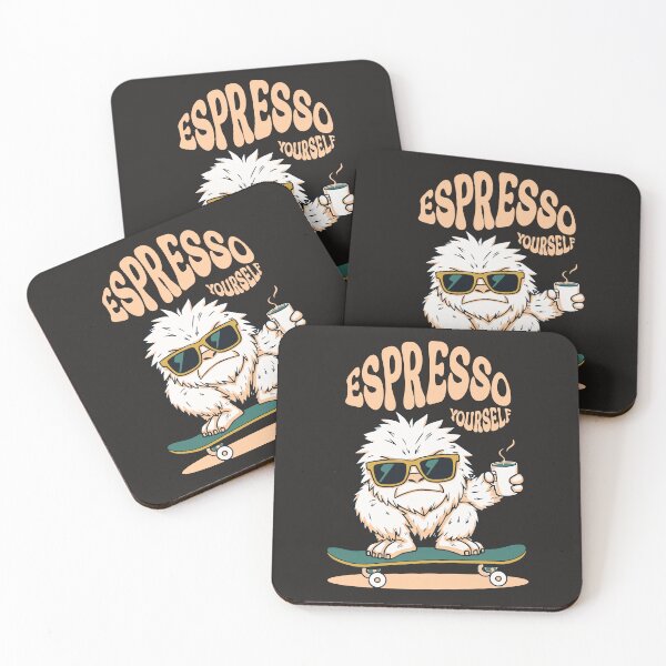 Item preview, Espresso Yeti Vibes designed and sold by AwesomeBeyondLimits.