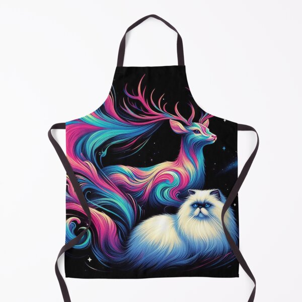 Item preview, Mystic deer and himalayan cat designed and sold by Dogandesighn.