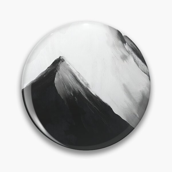 Item preview, Monochrome Abstract Mountain Peak designed and sold by Nytheris.