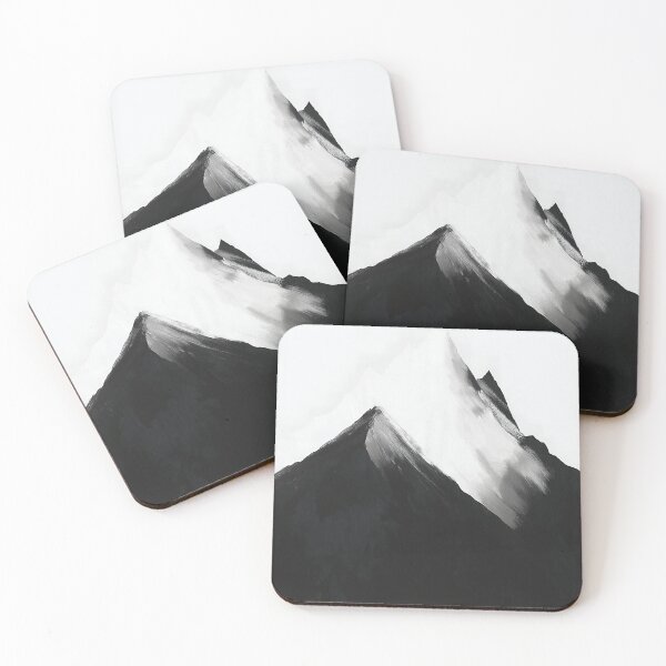 Item preview, Monochrome Abstract Mountain Peak designed and sold by Nytheris.