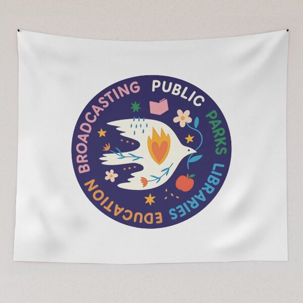 Item preview, Public Parks Libraries Education Broadcasting designed and sold by stephenflashart.
