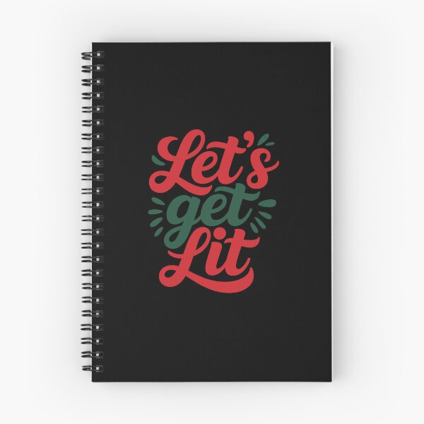 Item preview, Let's Get Lit, Christmas quote, Happy new year, new beginning, lets forget the past, lets look to the future designed and sold by chipmuckdesignn.