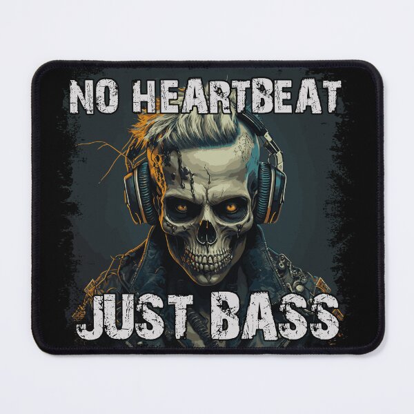 Item preview, No Heartbeat, Just Bass – Zombie Music Design designed and sold by drizzd.
