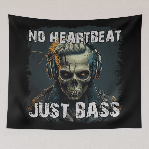 Item preview, No Heartbeat, Just Bass – Zombie Music Design designed and sold by drizzd.