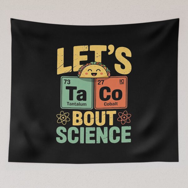 Item preview, Lets Tacos Bout Science Women Teacher Scientist  designed and sold by NeomiStoreSS.