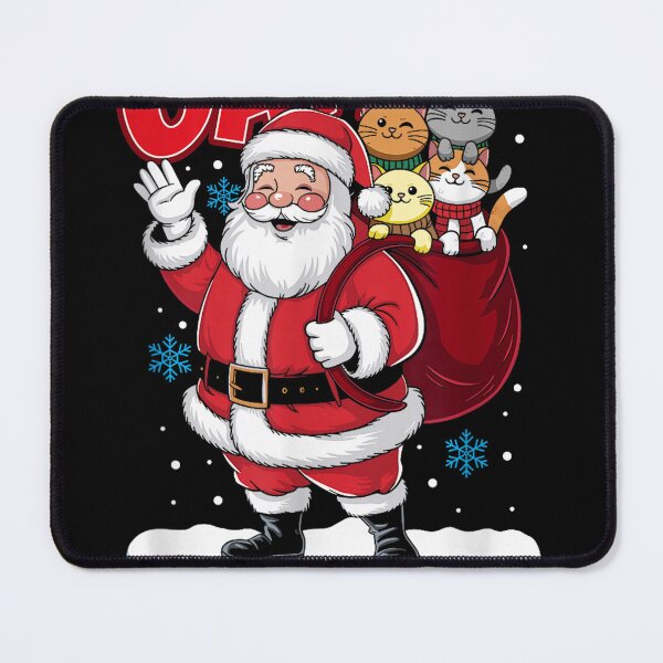 Item preview, Cats For Everybody Cute Cat Santa Hat Christmas Moon designed and sold by BASKF.