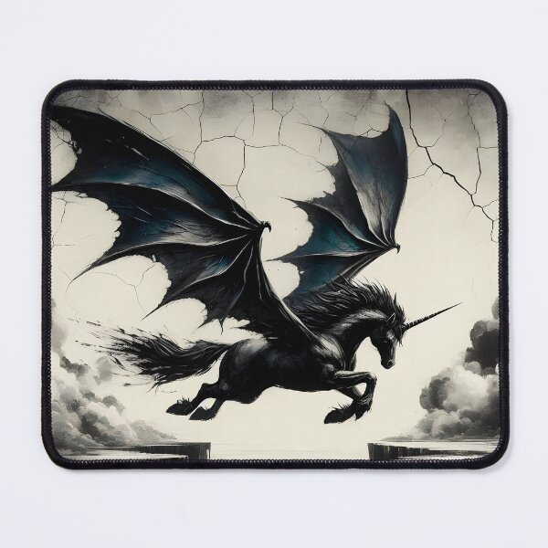 Item preview, Black Alicorn, Ai Generated Art  designed and sold by ACC .