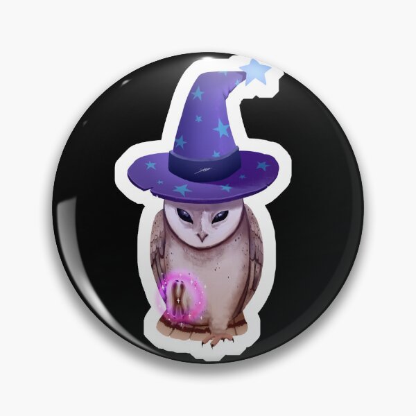 Item preview, Barn owl witchcraft designed and sold by LaNaturaliste.
