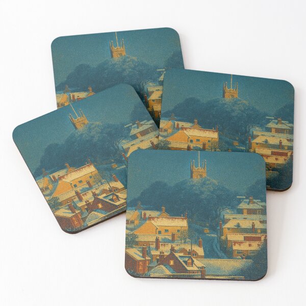 Item preview, Snow on the village rooftops. designed and sold by Paul Rowland.