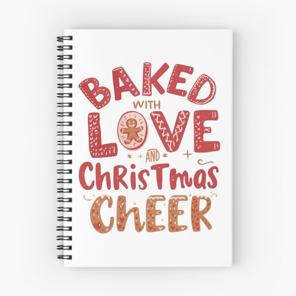 Item preview, Baked with Love and Christmas Cheer – Cozy Holiday Typography Art designed and sold by xMErCUrY03x.