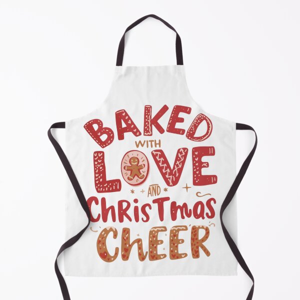 Item preview, Baked with Love and Christmas Cheer – Cozy Holiday Typography Art designed and sold by xMErCUrY03x.