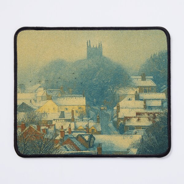 Item preview, Snow on the village rooftops. designed and sold by Paul Rowland.