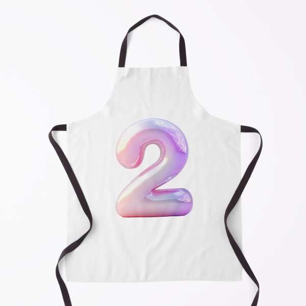 Item preview, Unique translucent number two stands out with a radiant glossy designed and sold by MiraCleAI.