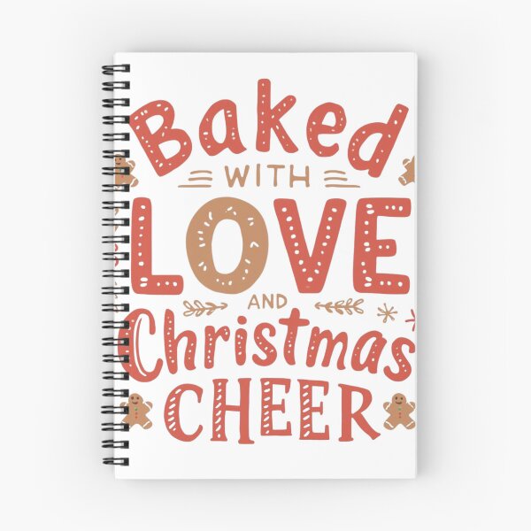Item preview, Baked with Love and Christmas Cheer – Cozy Holiday Typography Art designed and sold by xMErCUrY03x.
