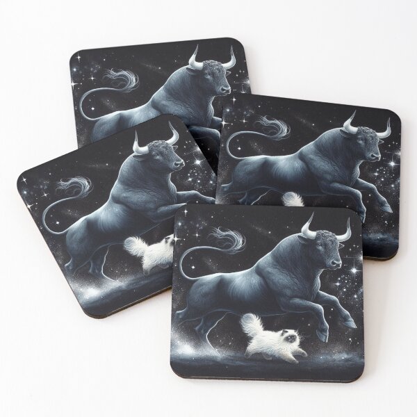 Item preview, Bull and himalayan cat running  designed and sold by Dogandesighn.