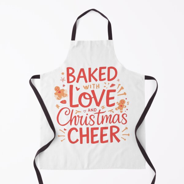 Item preview, Baked with Love and Christmas Cheer – Cozy Holiday Typography Art designed and sold by xMErCUrY03x.