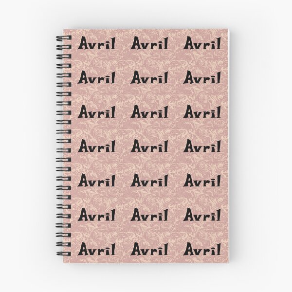 Item preview, Avril Name Design - Cute Font, Minimalist, with Black Lettering :) designed and sold by Myriel-Myriel.