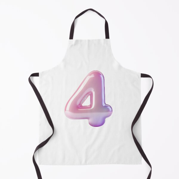 Item preview, Colorful and translucent numeral four in a dreamy gradient designed and sold by MiraCleAI.