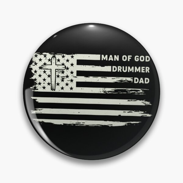 Item preview, man of god drummer dad designed and sold by musicianteez.