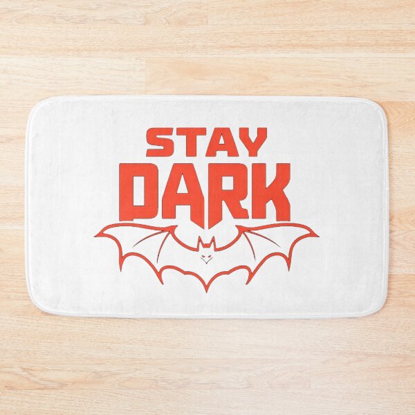 Item preview, Bold Gothic Stay Dark Bat Graphic Design designed and sold by RuweisVibes.