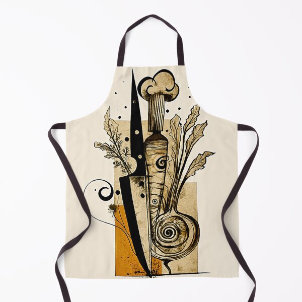 Item preview, Chefs Knife and Vegetable Sepia Style designed and sold by ChefsSpicyFits.