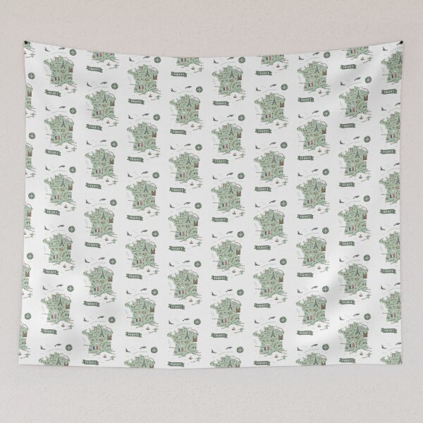 Item preview, Map of France - Green designed and sold by Those Pencil Shavings.