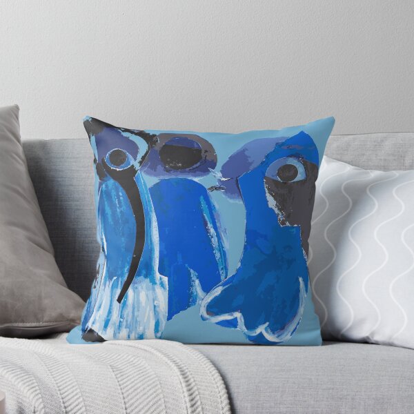 Item preview, Ogele Figure Group - Figurative Abstraction | Art Print, Puzzle & More | Annette Kunow designed and sold by KunowArtShop.